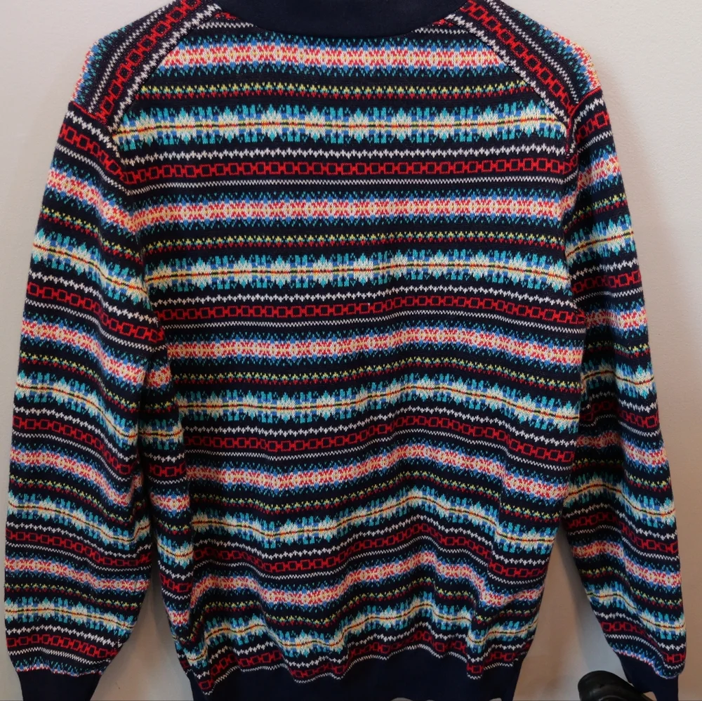 Club Room Multicolor Patterned Men's Cardigan - Picture 5 of 6
